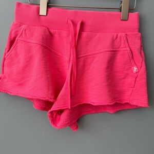 JoyLab Pink Lounge Sweat Shorts Drawstring Cotton Stretch. EUC. Medium